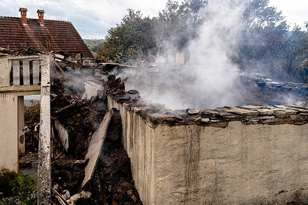 Professional Fire Damage Removal technician working in Sewell, NJ